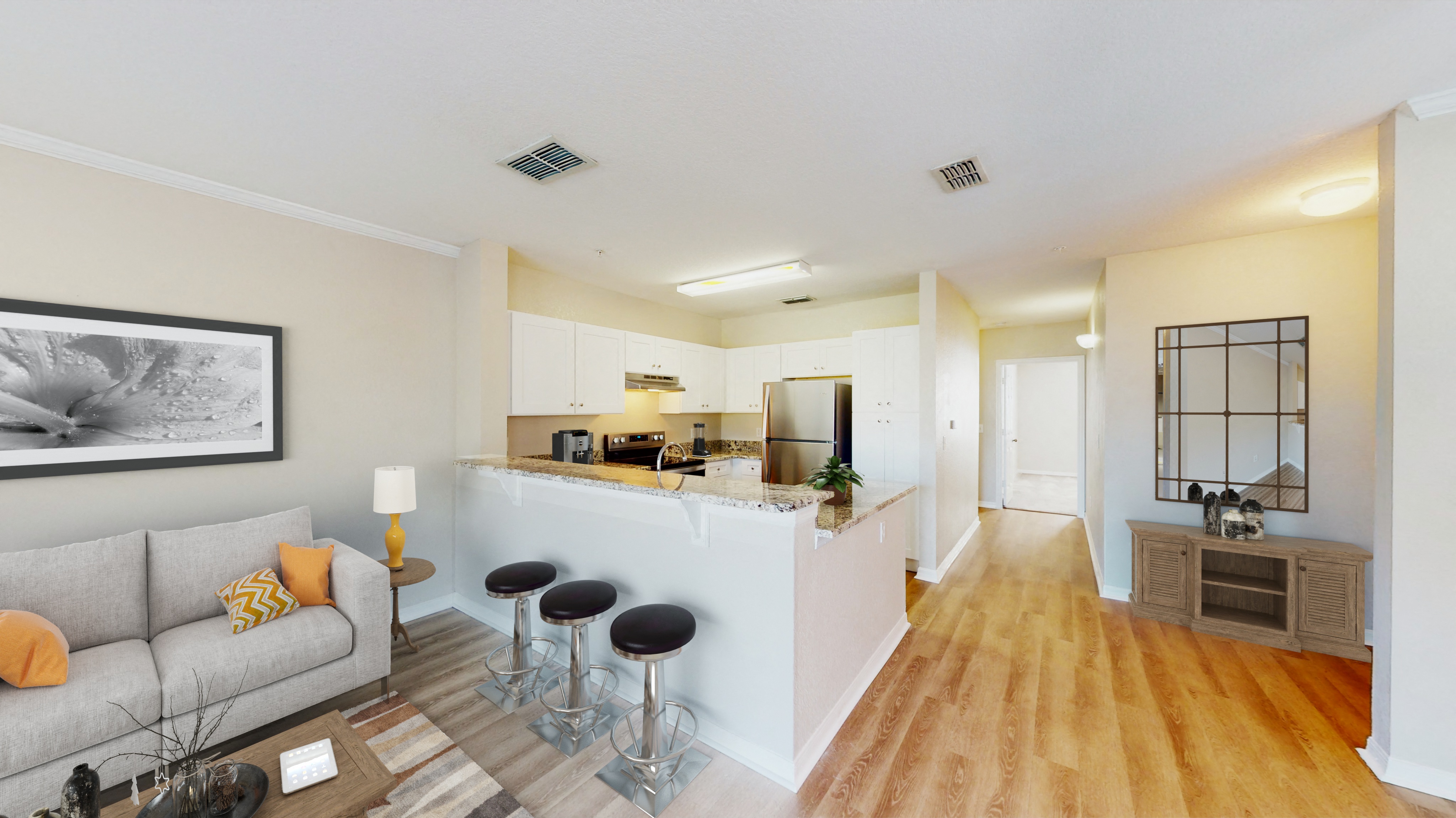 UG4 - Upgraded Living Room (3 Bedroom) at Audubon Oaks, Lakeland, 33809