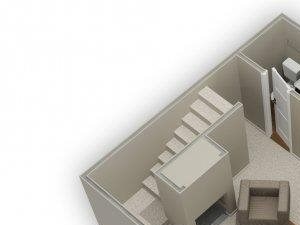 Two Bedroom 2.5 Bathroom Floor Plan Acacia