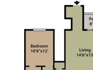 Three Bedroom Two Bathroom Floor Plan Azalea