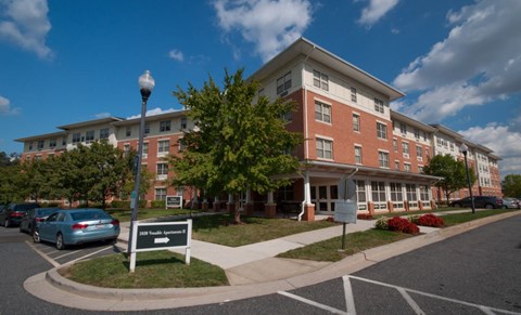 ednor i apartment building and sign