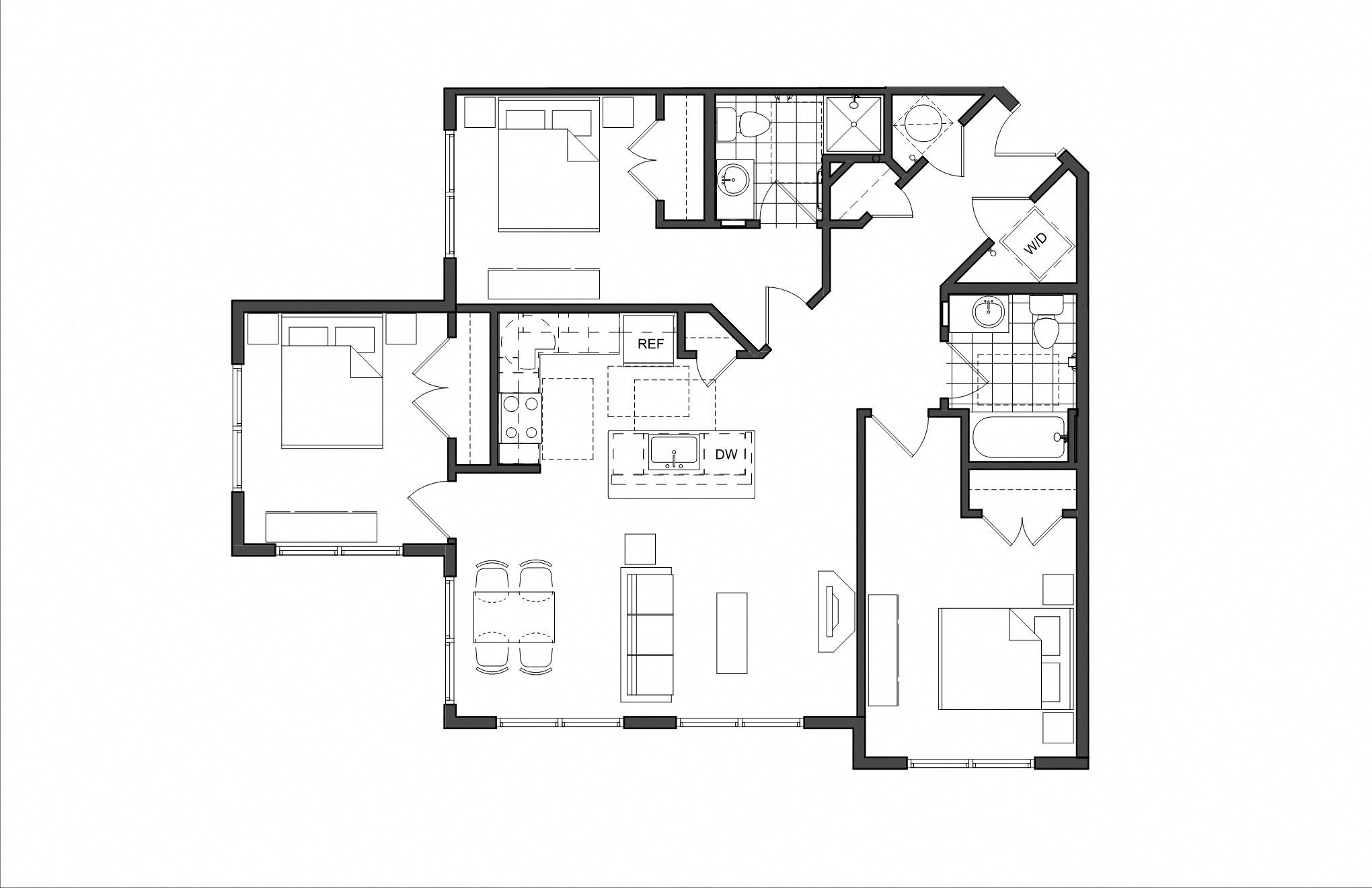 Three-Bedroom