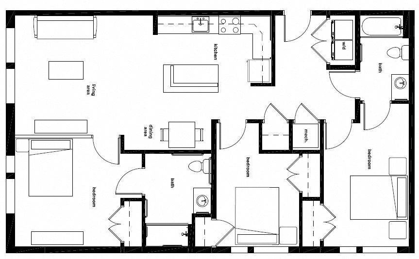 Metro Heights at Mondowmin offers spacious 3-bedroom homes with modern open floor plans, in-home washer and dryer, and stylish finishes throughout.
