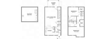 2 Bedroom/2.5 Bath