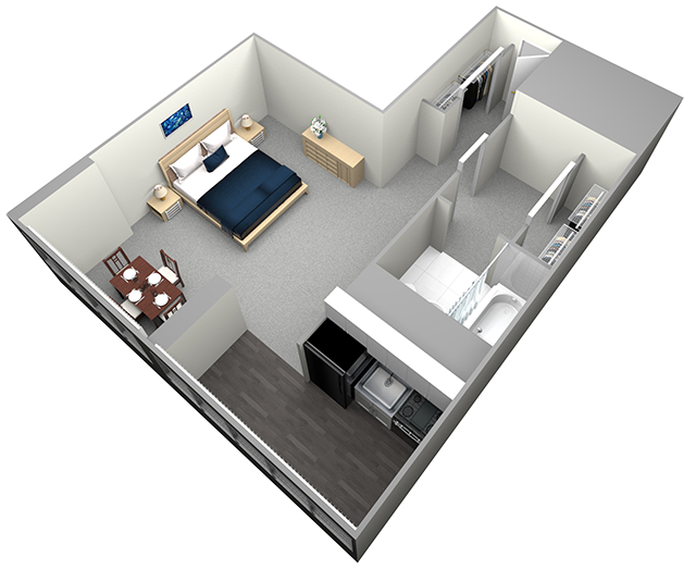 ARTHUR - HIGH RISE - STUDIO (UNIT 12)