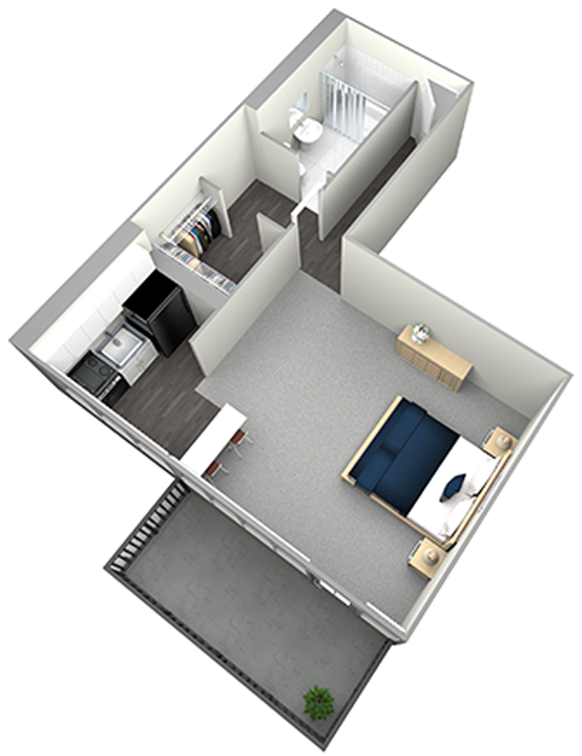 ESTERLY - HIGH RISE - STUDIO (UNIT 04)