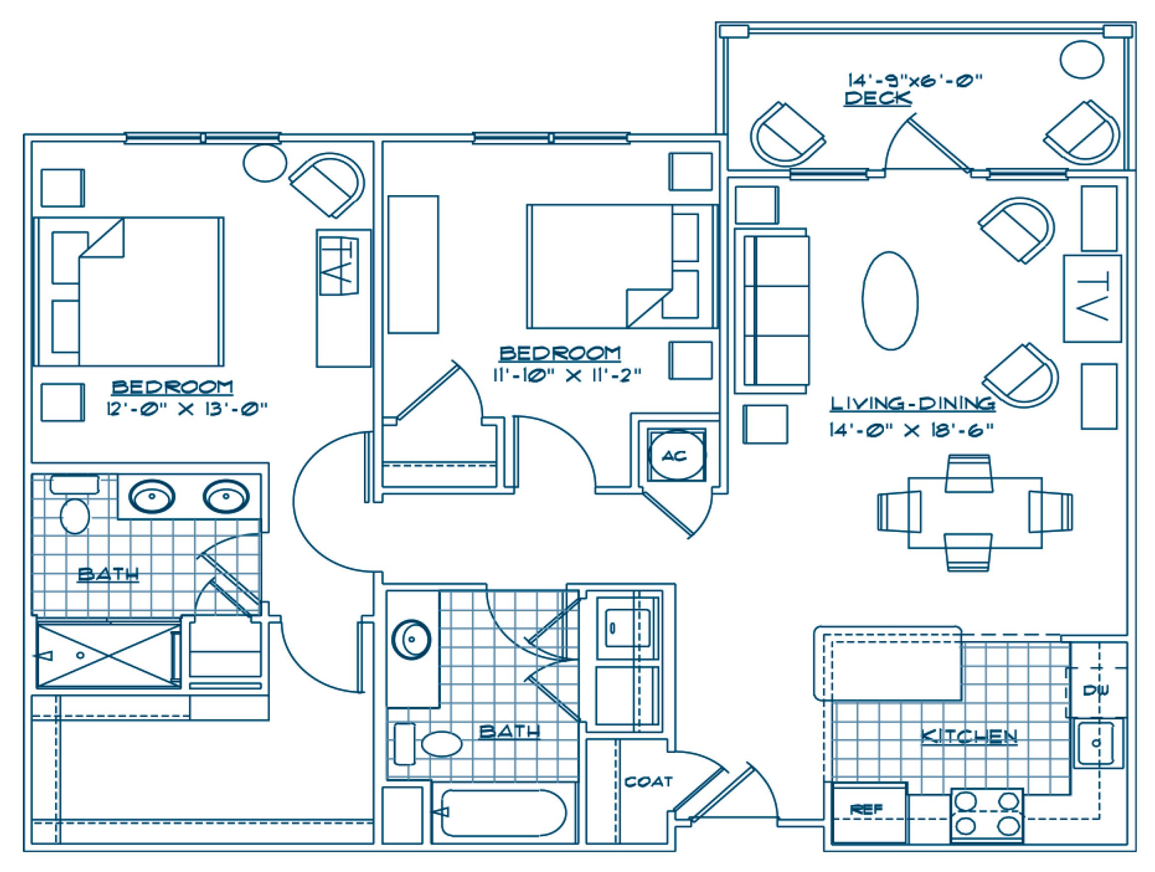 THE BERKSHIRE Floor Plan 8