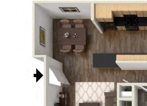 Floorplan 2B at Apres Apartments in Aurora, CO