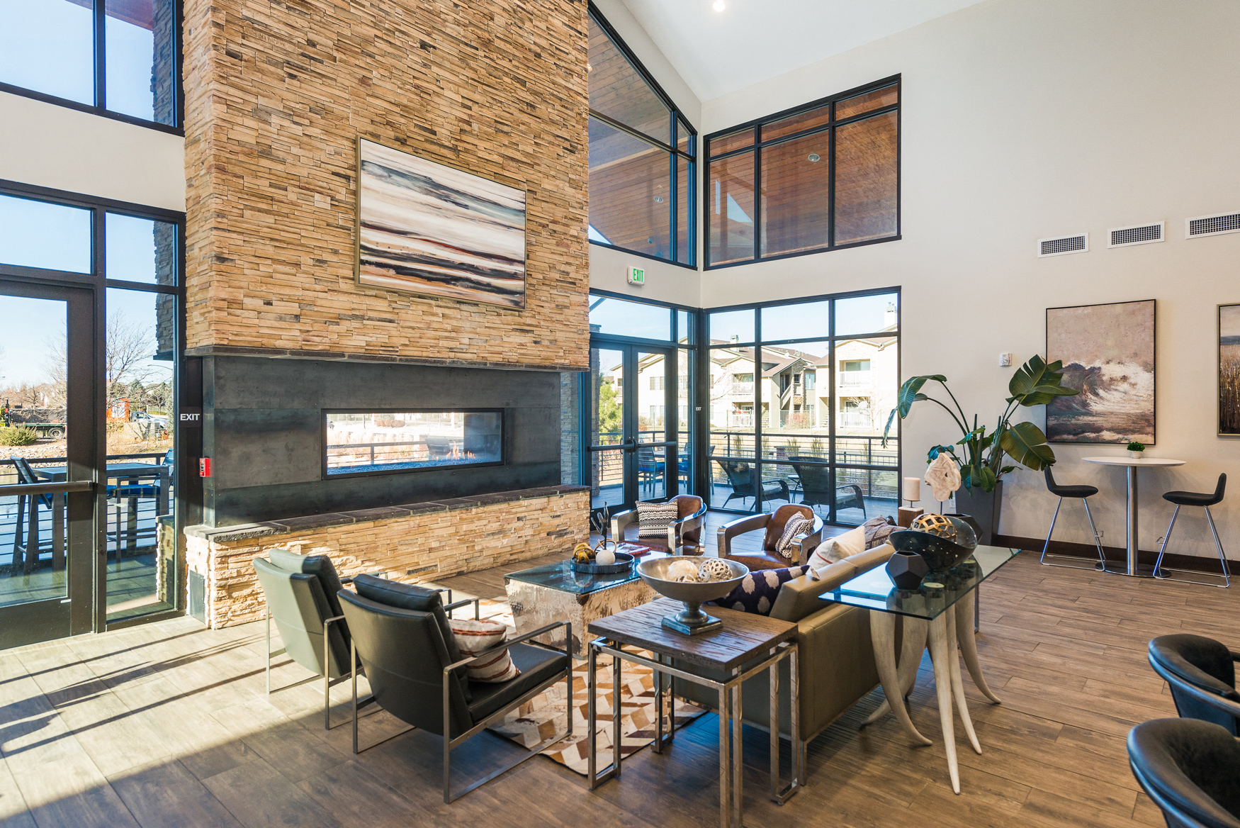 Huger Clubhouse at Apres Apartments in Aurora, CO