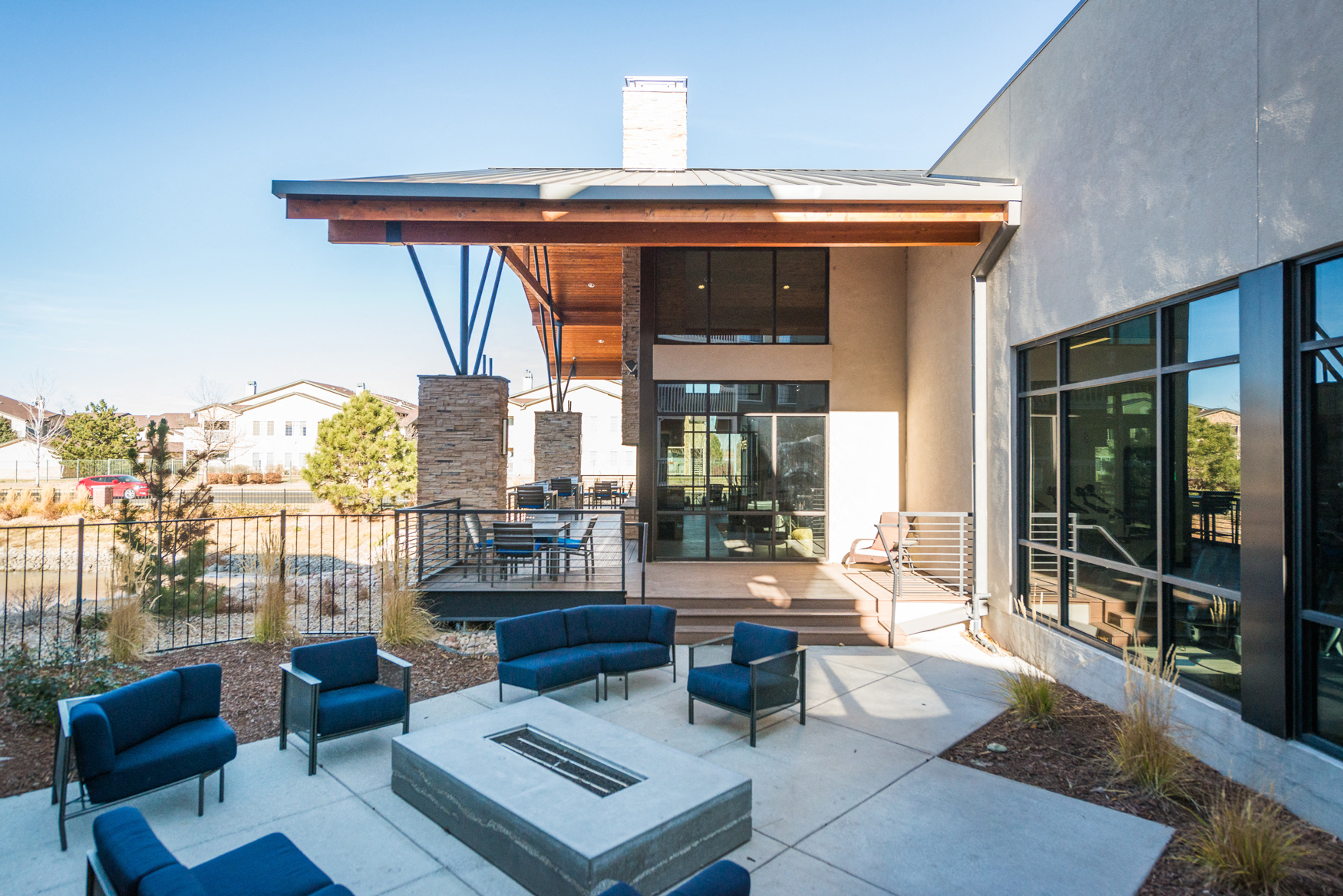 Outdoor Loungre at Apres Apartments in Aurora, CO