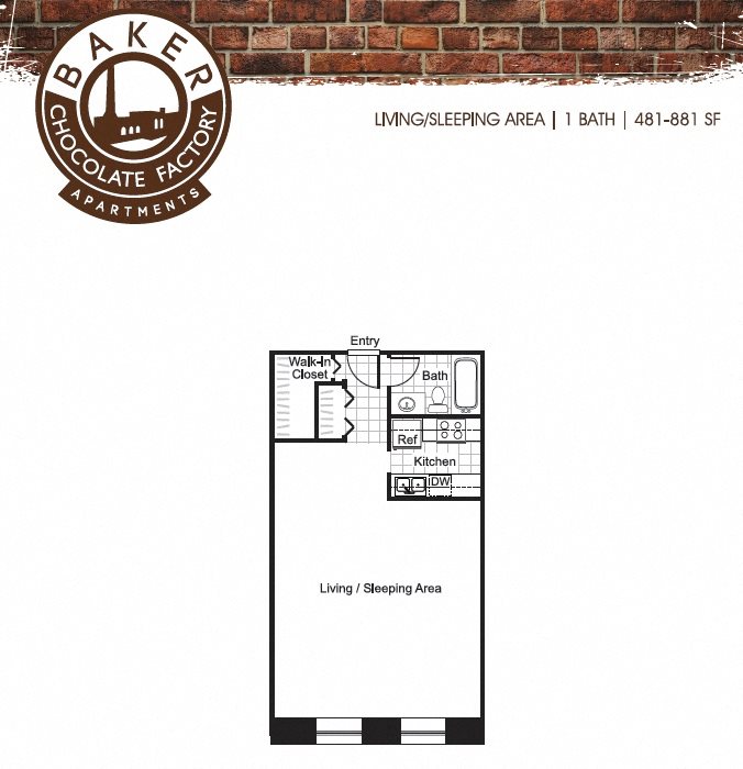 Studio Floor Plan 1