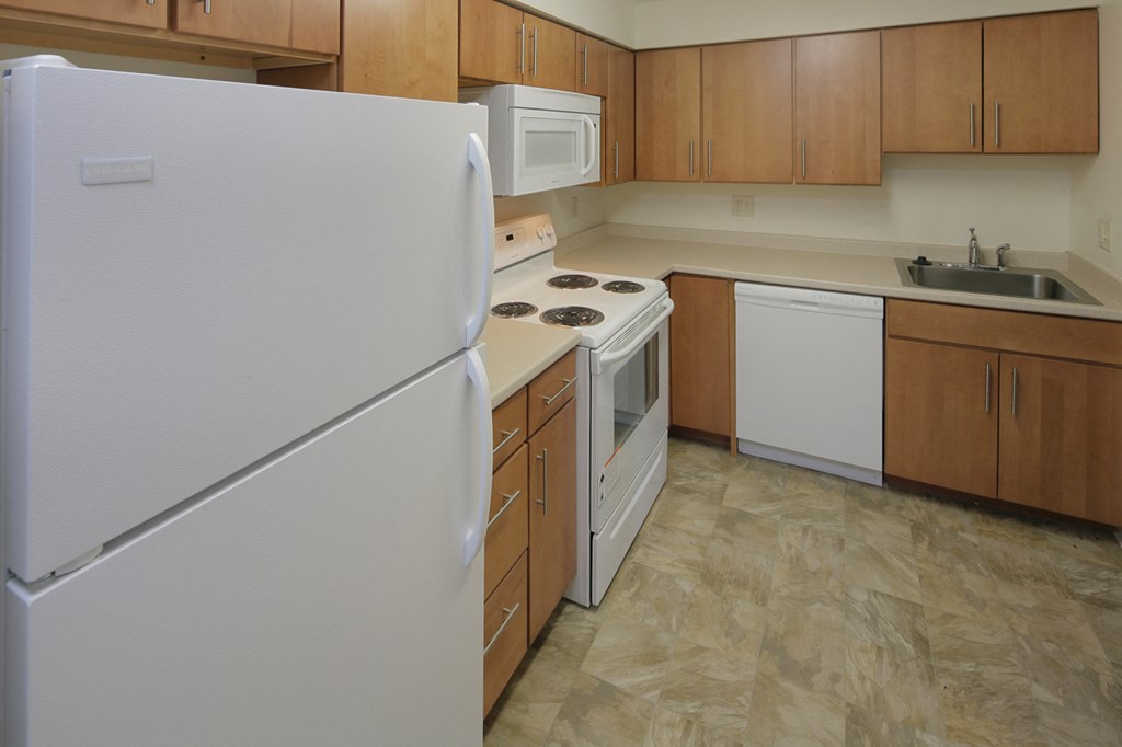 Kitchen at Oxford Apartments