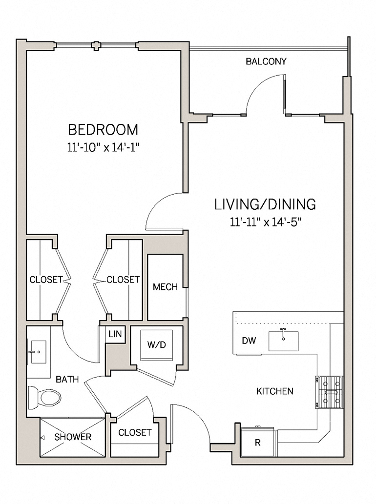 1 Bed 1 Bath A1 at AVE King of Prussia, King of Prussia, 19406