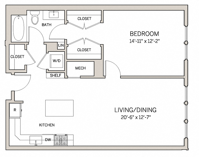 1 Bed 1 Bath A13 at AVE King of Prussia, King of Prussia, PA