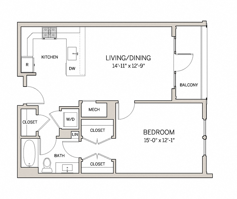 1 Bed 1 Bath A5 at AVE King of Prussia, Pennsylvania, 19406