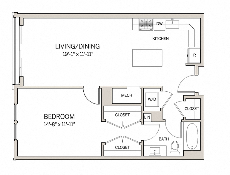 1 Bed 1 Bath A9 at AVE King of Prussia, King of Prussia, PA, 19406