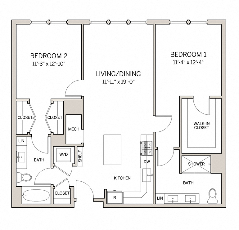 Two Bed Two Bath B7 at AVE King of Prussia, King of Prussia, PA, 19406