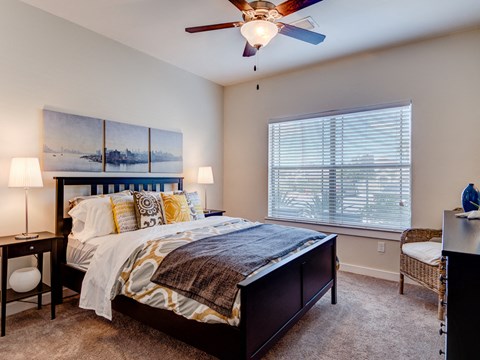 Lighted Ceiling Fan at La Contessa Luxury Apartments, Laredo, TX