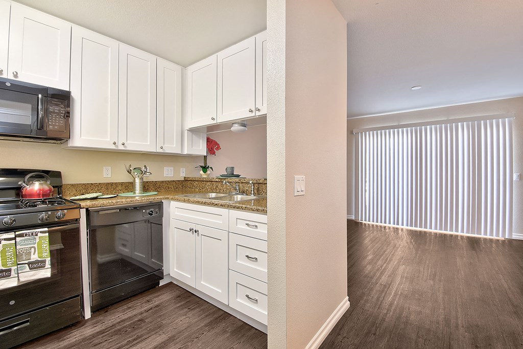 Fairway Manor Apartment Homes Kitchen-Living Area
