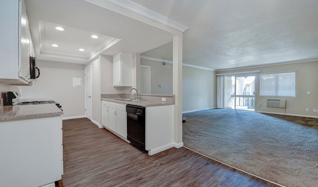 Grande Apartment Homes Kitchen-Living Area
