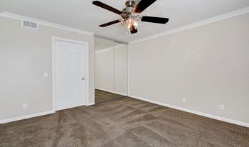 Ceiling Fan in Living Room and Bedroom