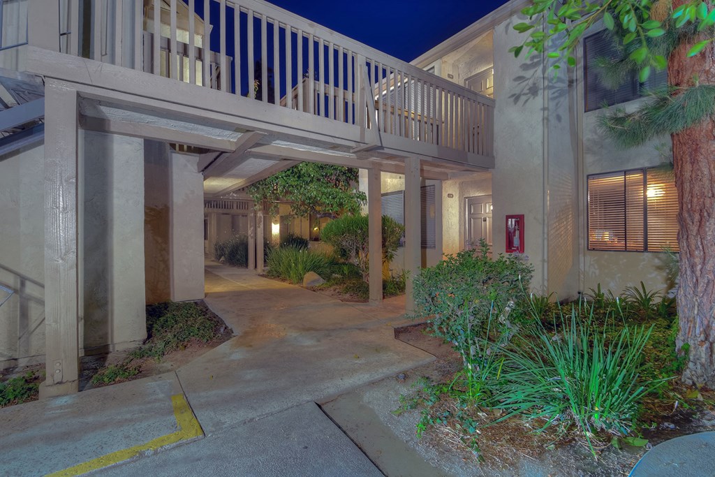 Building exterior at LAKE DIANNE, Santa Ana, California