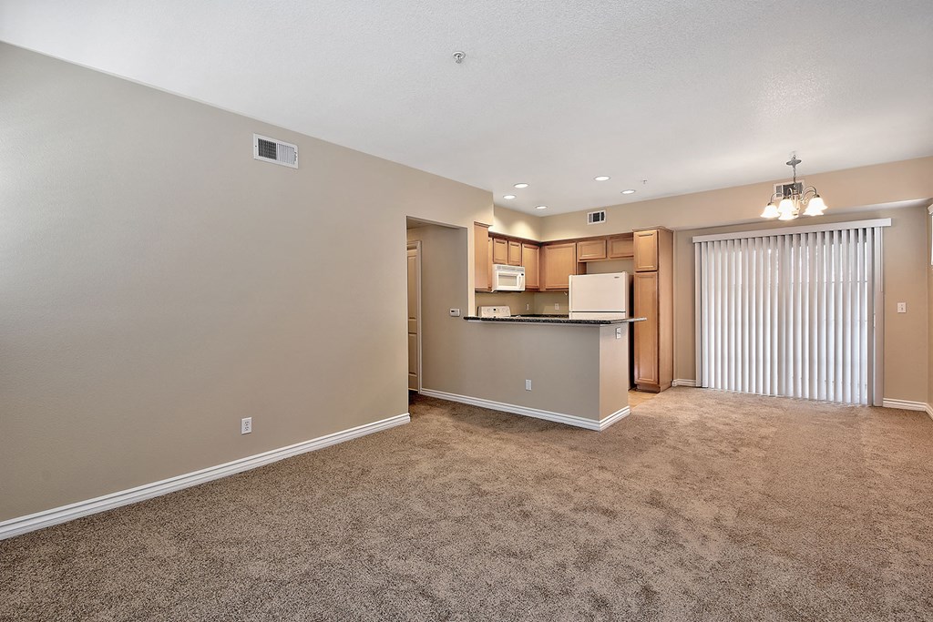 Living Room Come Kitchen View at TERRAZA DEL SOL, Rancho Cucamonga