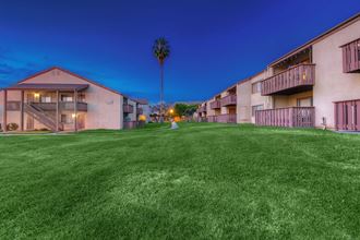 Lush Green Courtyard Lush Green Courtyard at WOODSIDE VILLAGE, California
