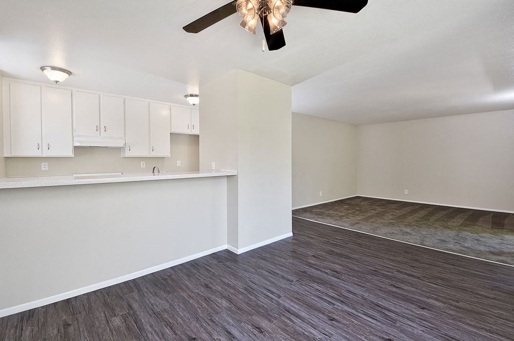 Attached Kitchen at WOODSIDE VILLAGE, West Covina, 91792