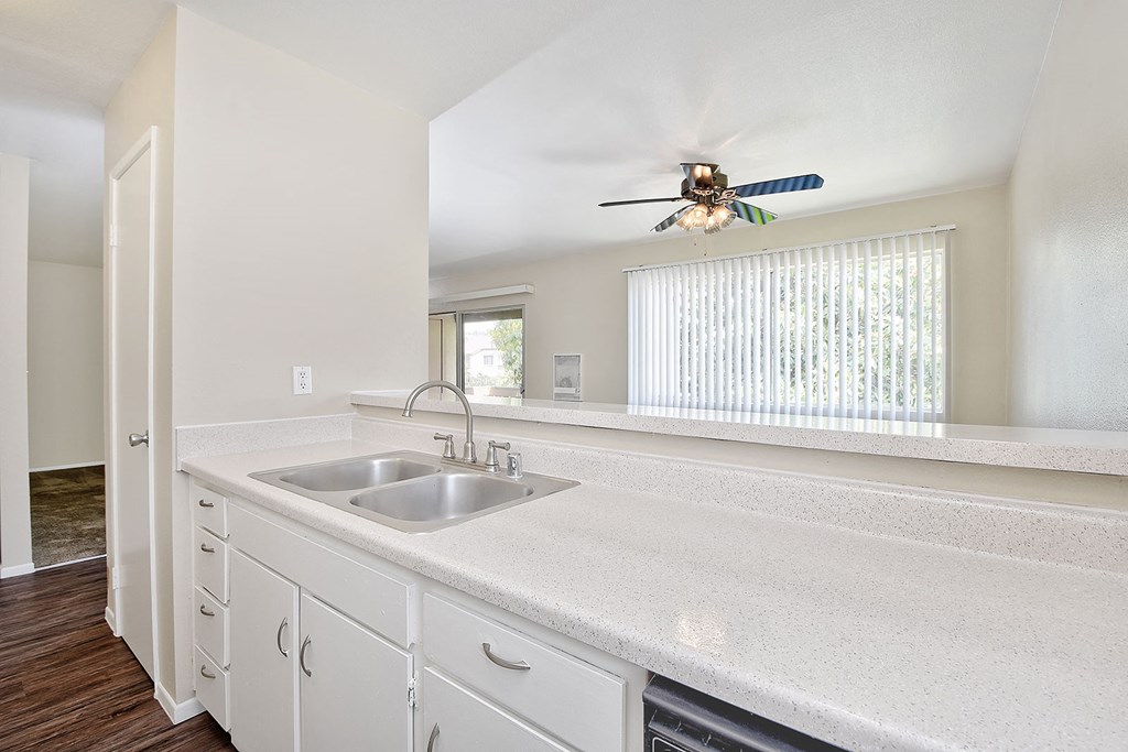 Stainless Steel Sink at WOODSIDE VILLAGE, West Covina, California