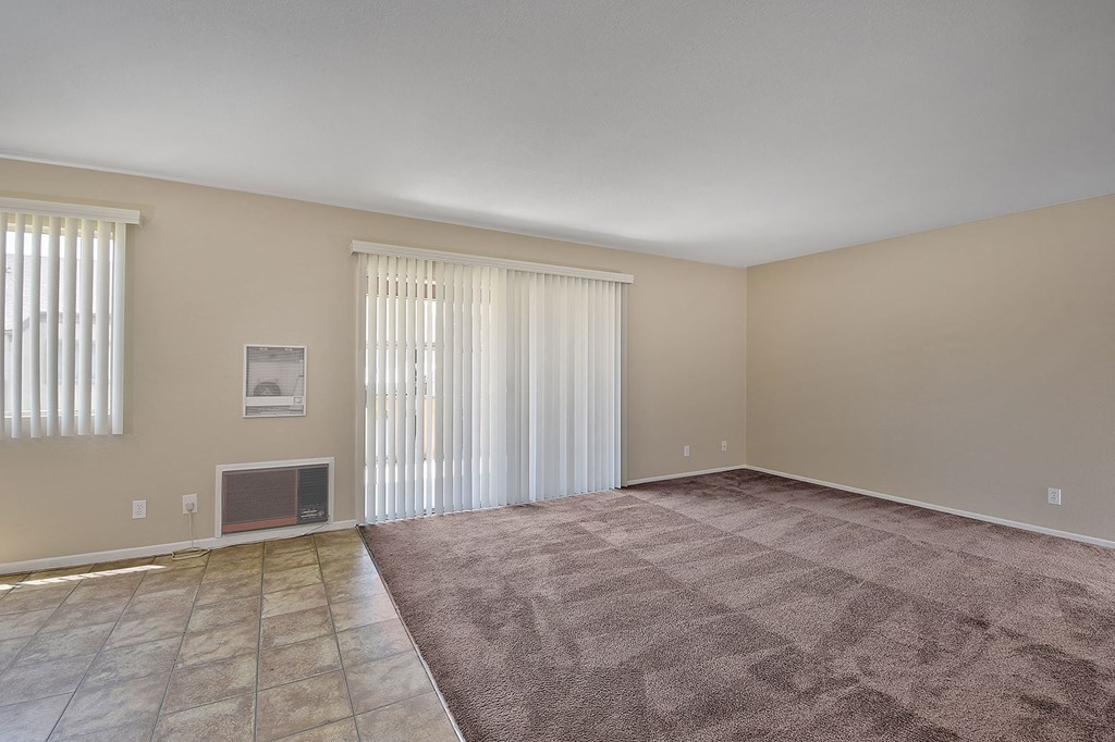 Carpet With Window Coverings at WOODSIDE VILLAGE, West Covina, 91792