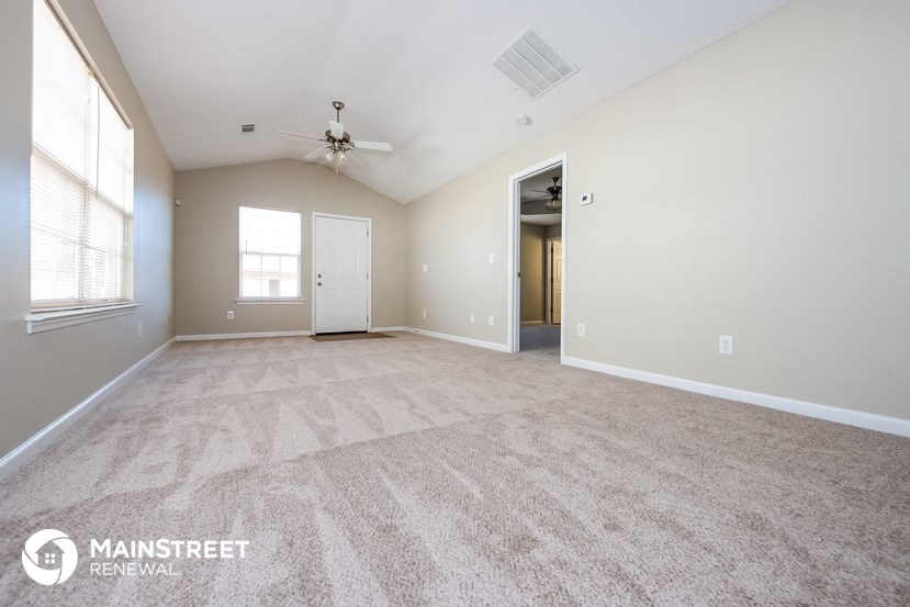 the living room is spacious and ready for you to use