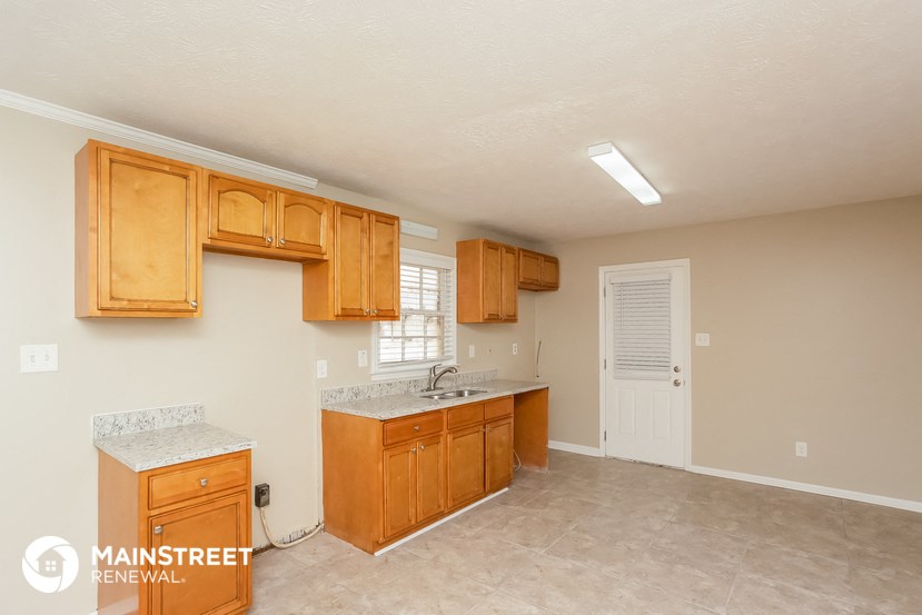 the kitchen is clean and ready to use