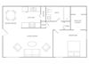 Barbados 750B Floor plan Barbados 750B Floor plan at Paradise Palms, Arizona, 85014