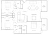 Trinidad 1550 Floor plan Trinidad 1550 Floor plan at Paradise Palms, Phoenix, AZ 85014