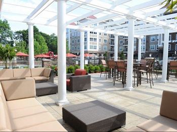 Covered Patio and Lounge Area