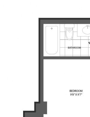 Floor plan Floor plan at The Republic, Philadelphia, PA