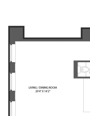 Floor planq Floor plan at The Republic, Philadelphia