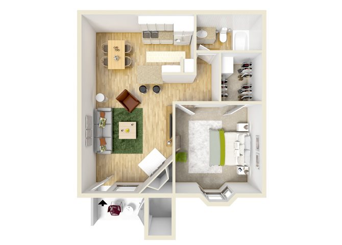 Floor Plans Of The Trestles Apartments In Raleigh Nc