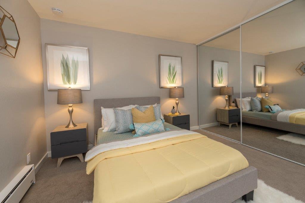 Parkside Apartments bedroom and closet view