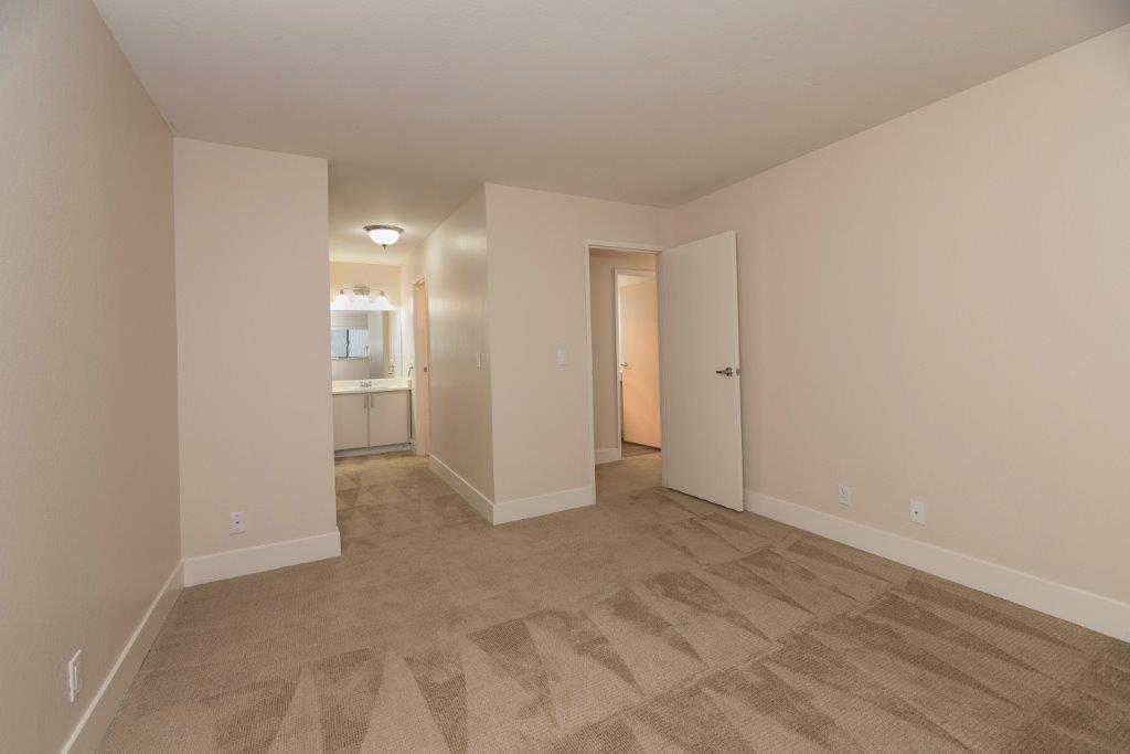 Parkside Apartments empty master bedroom