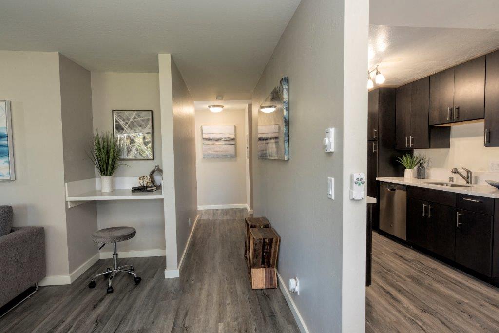 Parkside Apartments hallway view