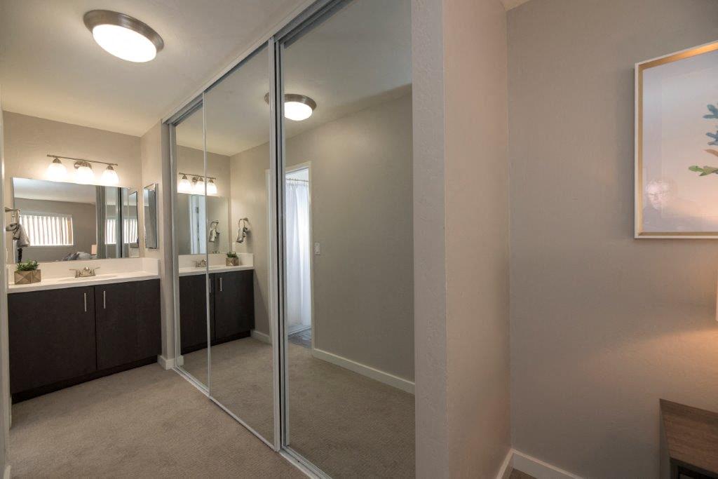 Parkside Apartments master bathroom