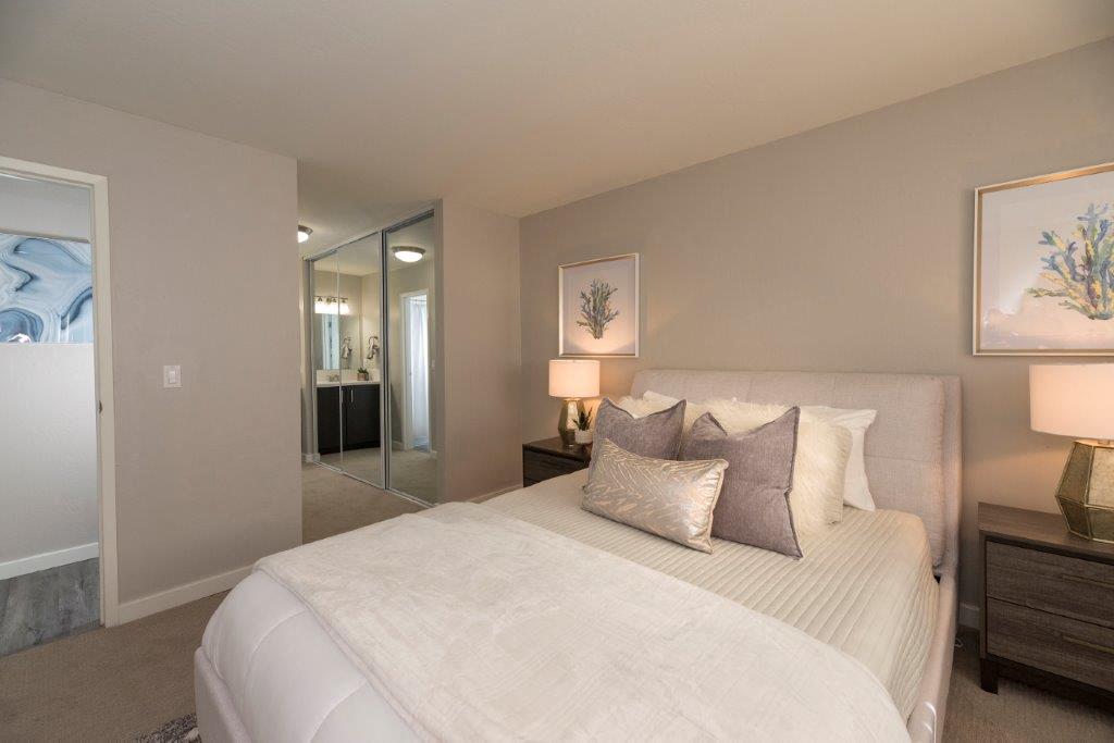 Parkside Apartments master bedroom