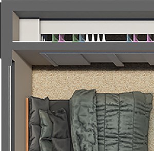 Suite Style 05 - 3 Bedrooms 2 Baths Suite Style 05 - 3 Bedrooms 2 Baths at Residences at Halle, Cleveland, 44113