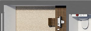 Suite Style 06 - 1 Bedroom 1.5 Baths with Den Suite Style 06 - 1 Bedroom 1.5 Baths with Den at Residences at Halle, Cleveland
