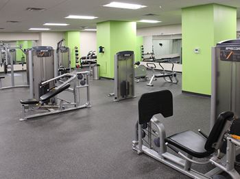 Fitness Center downtown at 7,000 sq. ft. - open 24/7 at Residences at Halle, Cleveland, Ohio