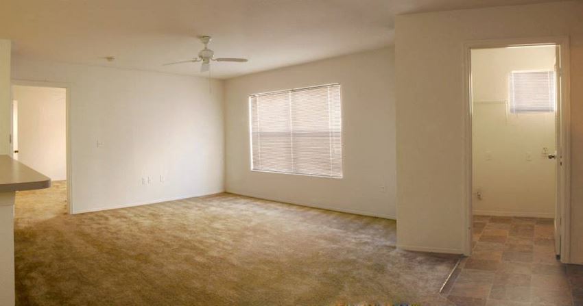 Living Room and Laundry Room Living Room and Laundry Room at Oak Glen Apartments, Orlando, Florida - Photo Gallery