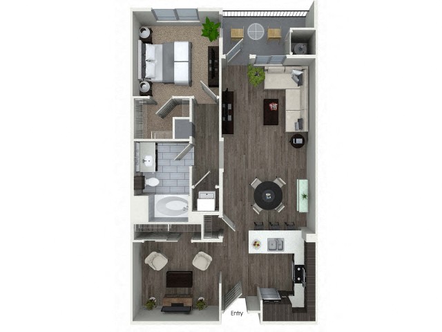 A1E Floor Plan at Bell South Bay, California