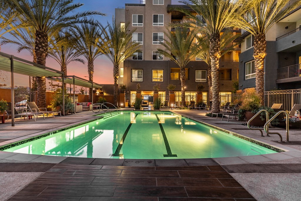 Private Swimming Pool at Bell South Bay, California