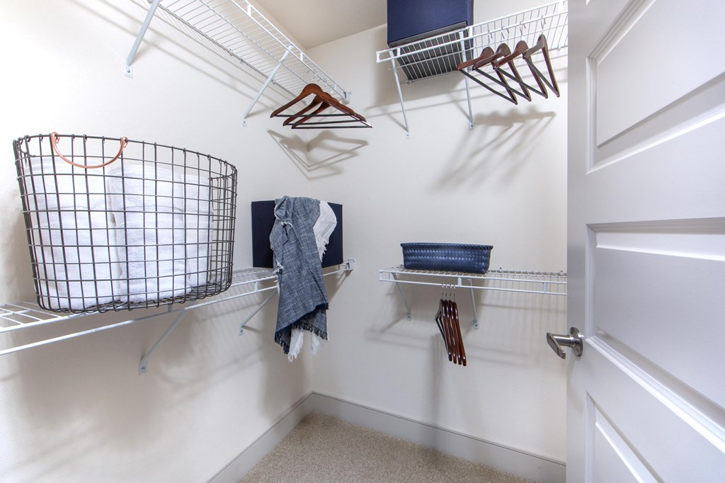 Generous Walk-In Closets With Shelving at Bell South Bay, Inglewood